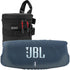 JBL Charge 5 Portable Waterproof Bluetooth Speaker with Powerbank (Blue)+ 10 Inches Case