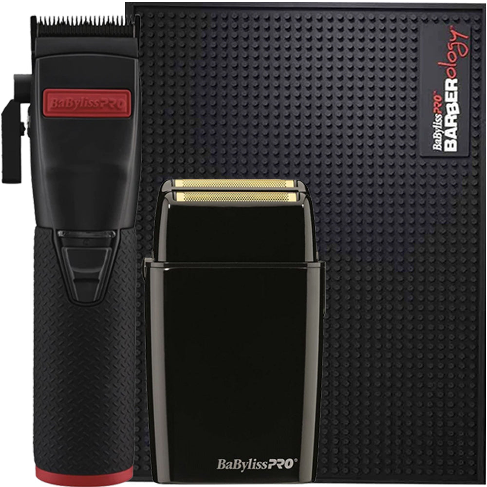 BaByliss Pro FX870RI BOOST+ Influencer Collection Cordless Clipper + Double Foil Shaver