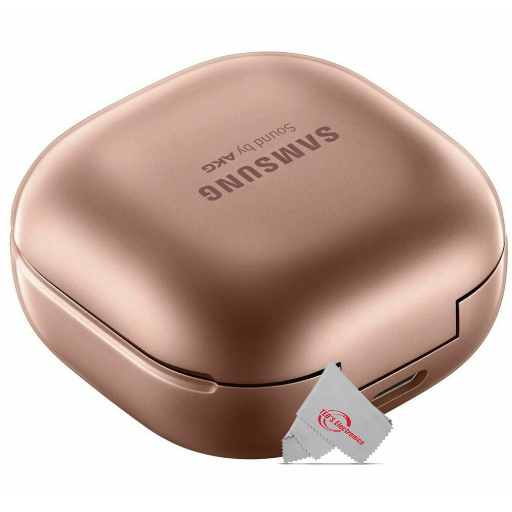 Samsung True Sound Galaxy Buds Live Bluetooth SM-R180 Earbuds Bronze with Charging Case