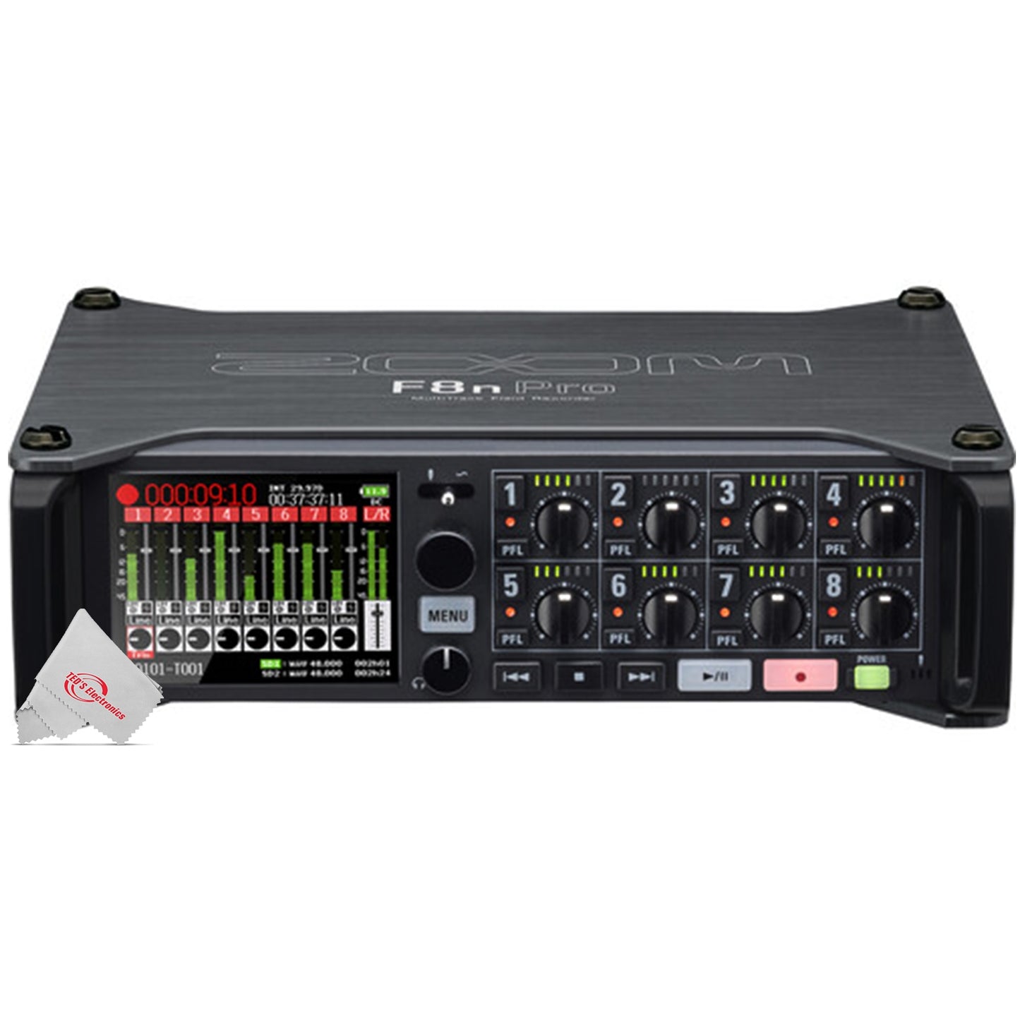 Zoom F8n Pro 8-Input / 10-Track Multitrack Field Recorder