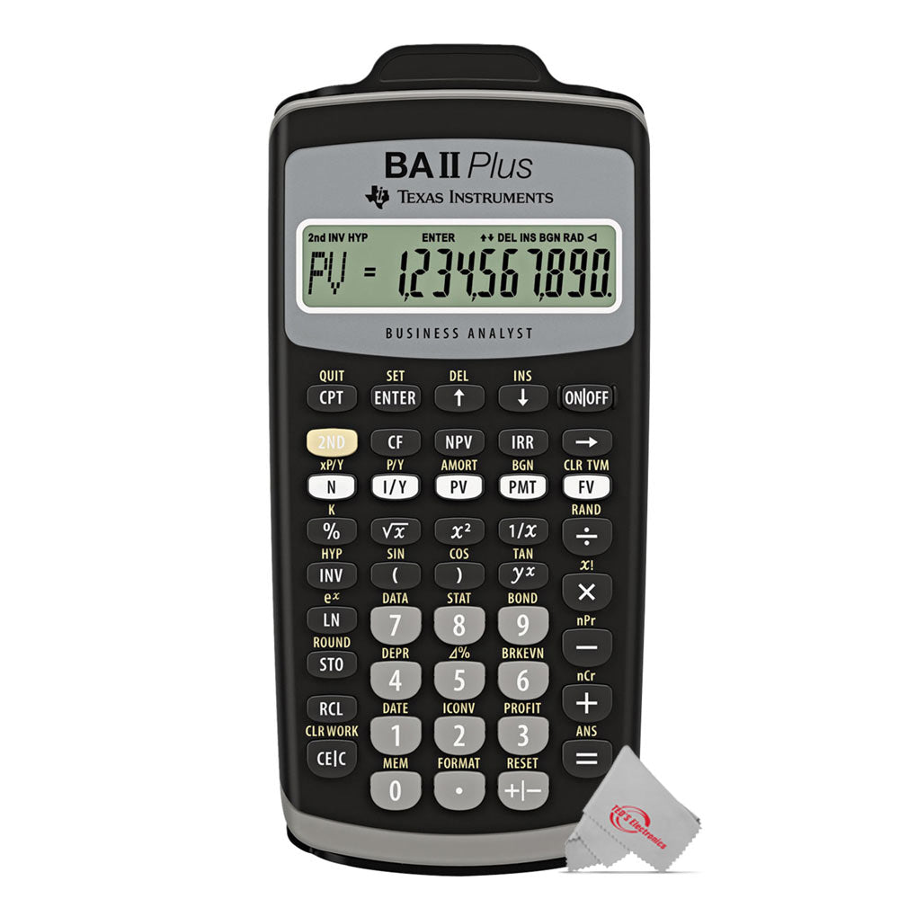 Texas Instruments BA II PLUS 10 Digit Financial Calculator