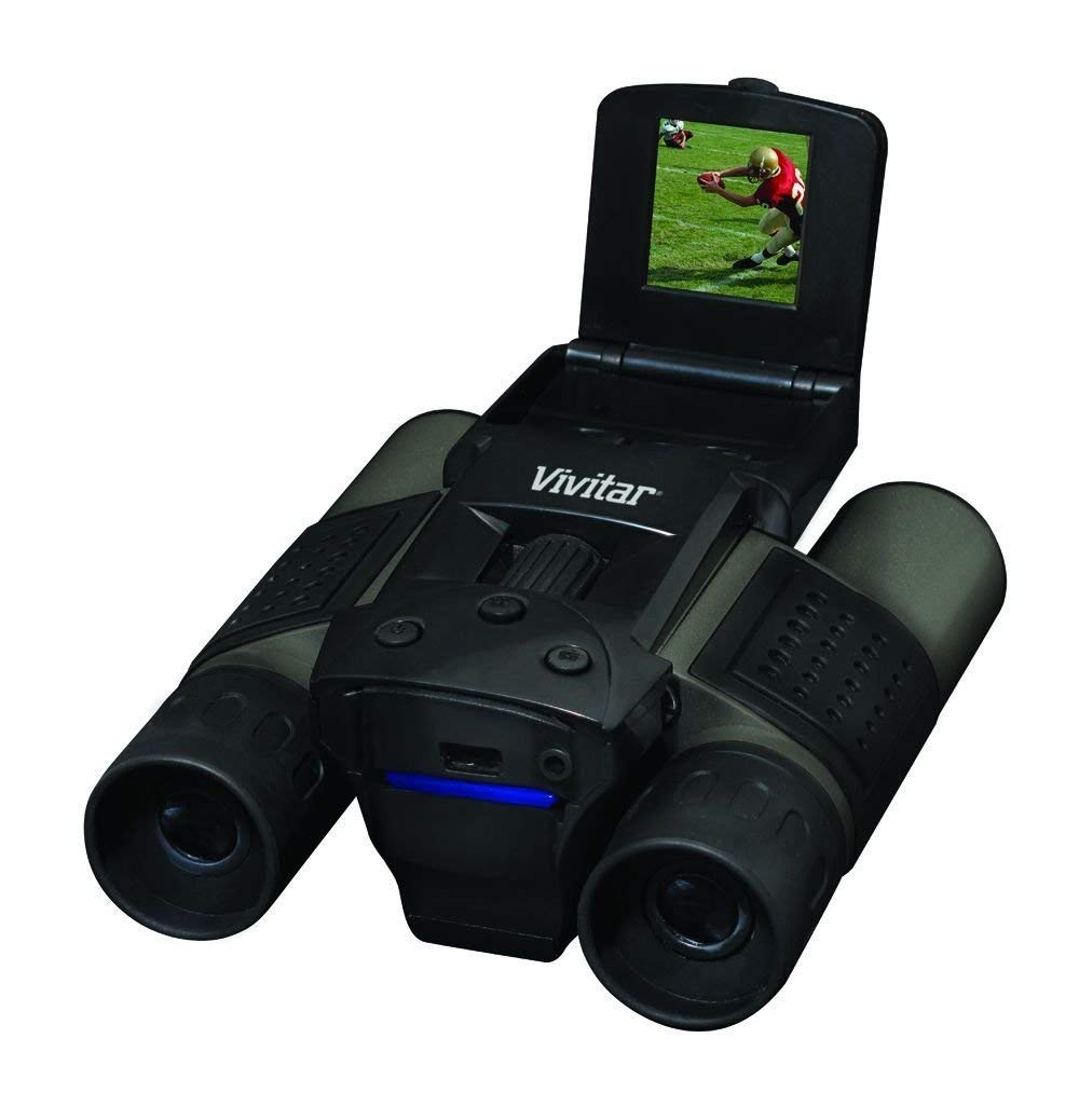 Vivitar VIV-CV-1225V 8MP 2-in-1 Binoculars and Digital Camera Black
