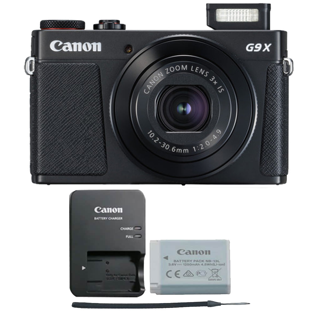 Canon PowerShot G9X Mark II Digital Camera Black – Teds