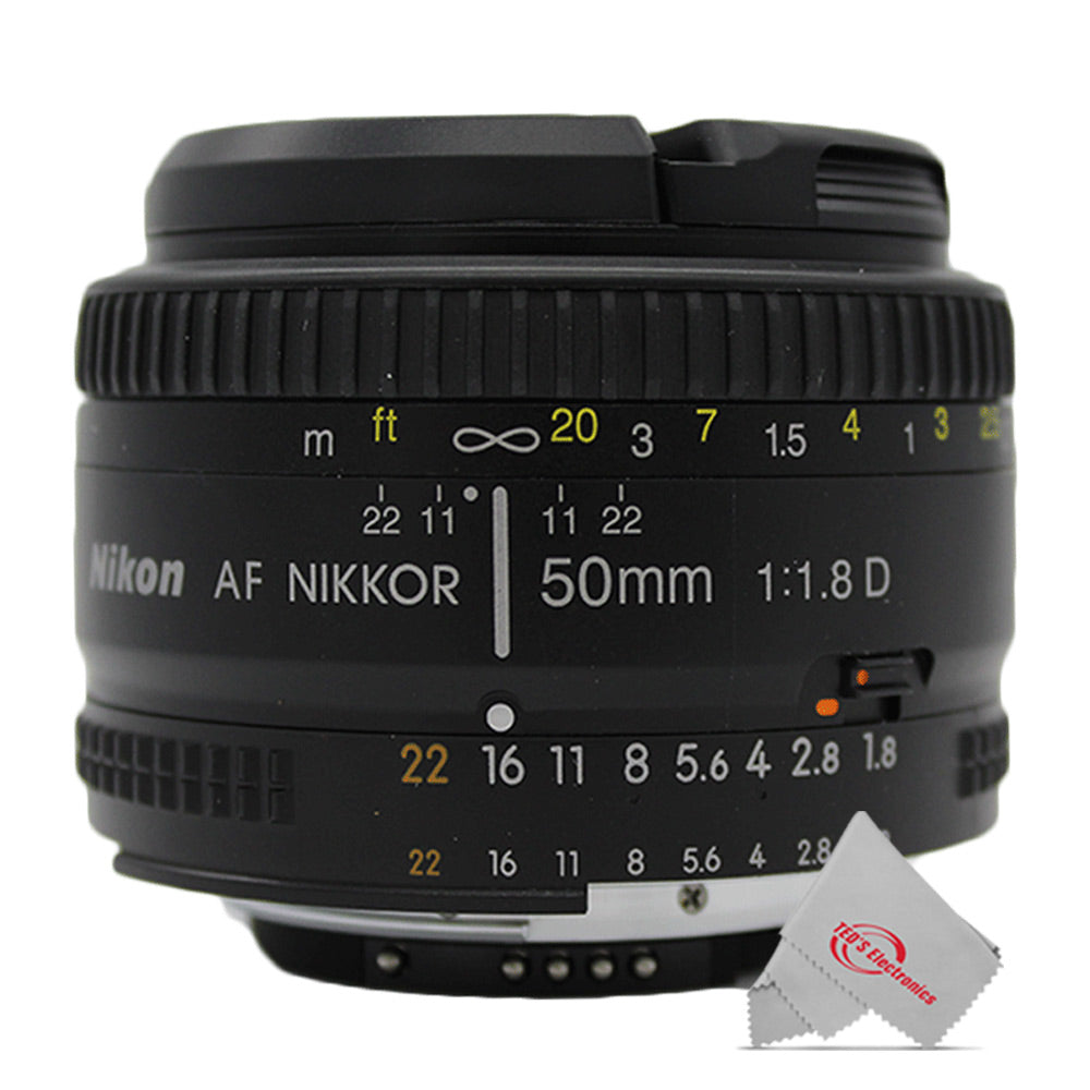 Nikon AF FX NIKKOR 50mm Lens with Auto Focus for Nikon DSLR