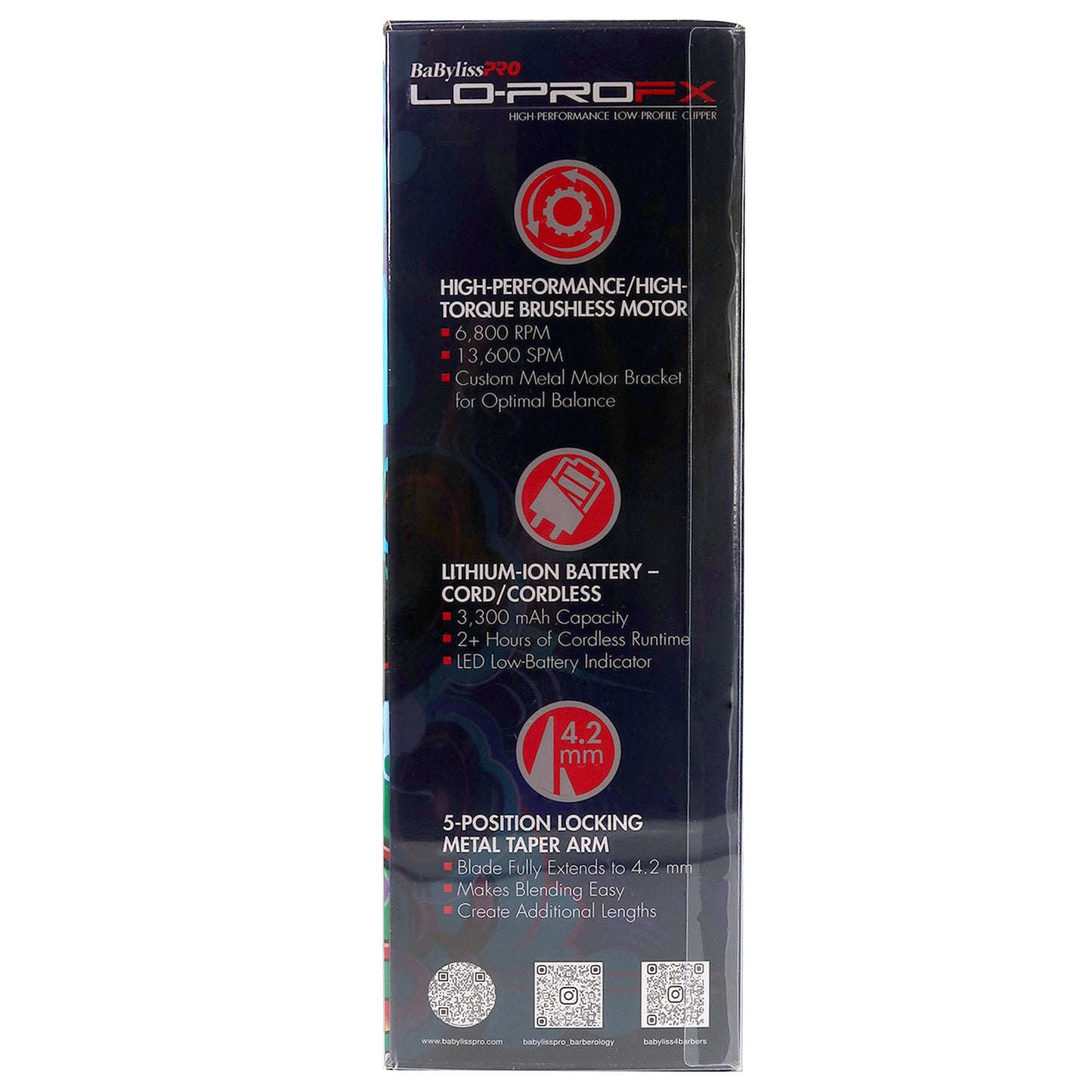 BaByliss Pro Influencer Limited Edition LO-PROFX Cordless Clipper (Nicole Renae) #FX825BI