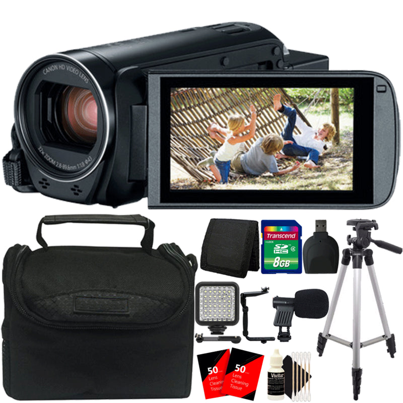 Canon Vixia HF R800 Full HD Camcorder with Ultimate Accessory Bundle