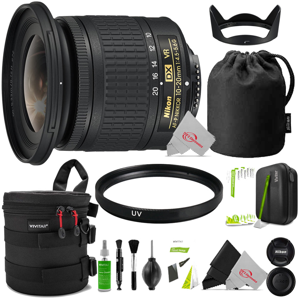 Nikon AF-P DX Nikkor 10-20mm f4.5-5.6G VR Lens Premium Nikon AF-P DX Nikkor 10-20mm f4.5-5.6G VR Lens Premium