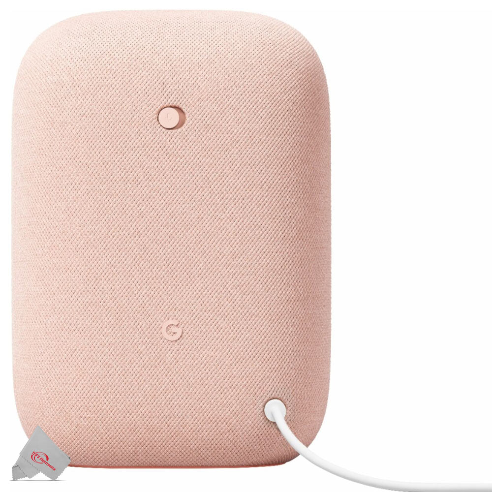 Google Nest Hub 2nd Gen Smart Home Display with Google Assistant (Chalk) and Google Nest Audio Smart Speaker (Sand)