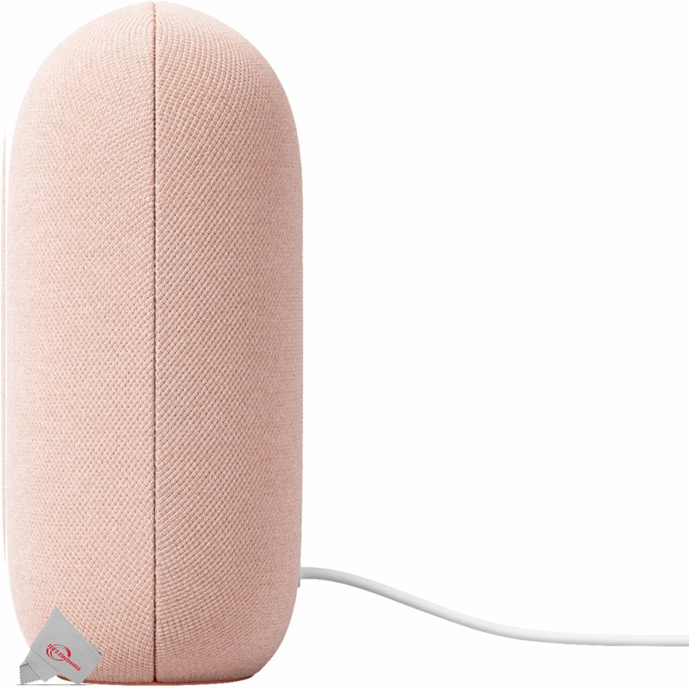 Google Nest Audio Smart Speaker (Sand) with Google Nest Hub 2nd Gen (Charcoal)