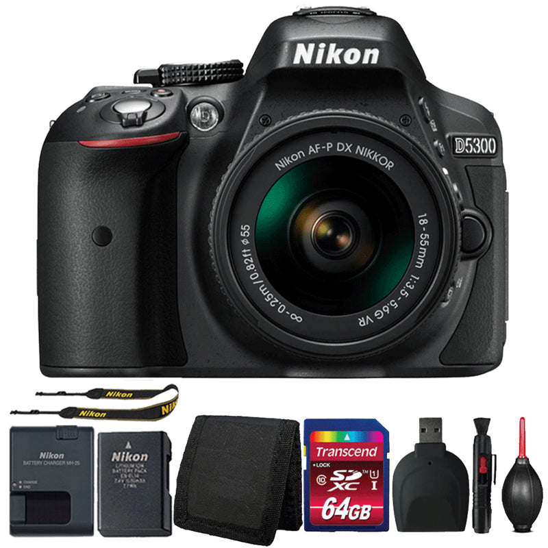 Nikon D5300 Digital SLR Camera with 18-55mm Lens and Ultimate Accessories