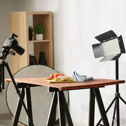 2x High Intensity 175W (Equivilant) 5000 LUX 330 Bead LED Continous Output Light Dimmable, Adjustable Color Temperature on 63-Inch Collapsible Light Stand with Ball Head for Studio Photography