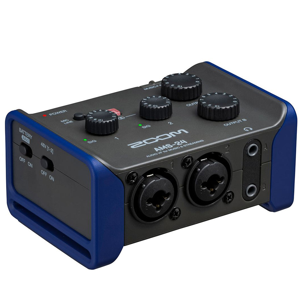 Zoom AMS-24 2x4 USB Audio Interface for Music and Streaming – Teds