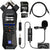 Zoom H1essential 2-Track 32-Bit Float Portable Audio Recorder with Professional Lavalier Condenser Microphone Accessory Kit