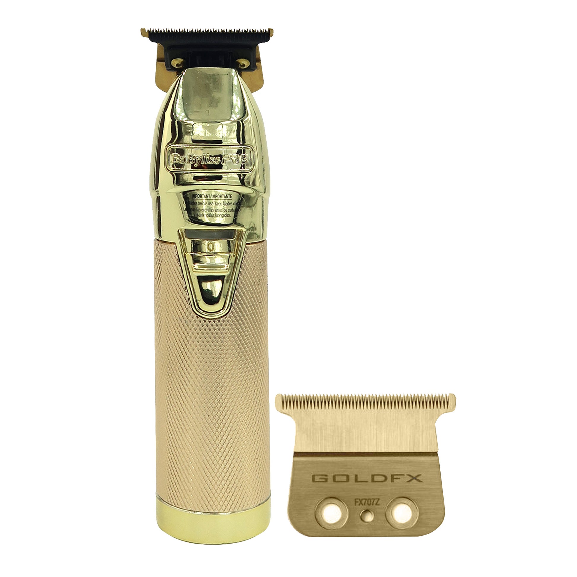 BaByliss Pro GOLDFX+ Outlining Trimmer Gold FX787NG with FX707Z