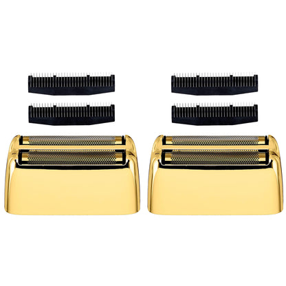 2x Babyliss Pro FXRF2G Replacement Double Foil Head & Cutter for FX02 Shaver