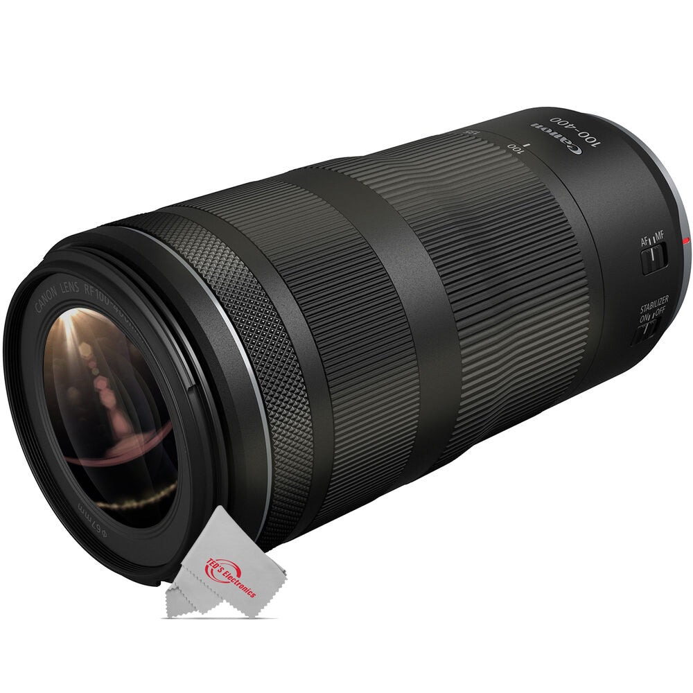 Canon RF 100-400mm f/5.6-8 is USM Lens (5050C002) with Cleaning Tools