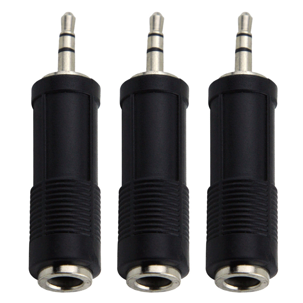 3x Pig Hog Solutions - TRS(F) - 3.5mm(M) Stereo Adapter