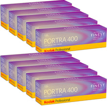 10x Kodak Professional Portra 400 Color Negative Film (35mm Roll Film, 36 Exposures, 5-Pack)