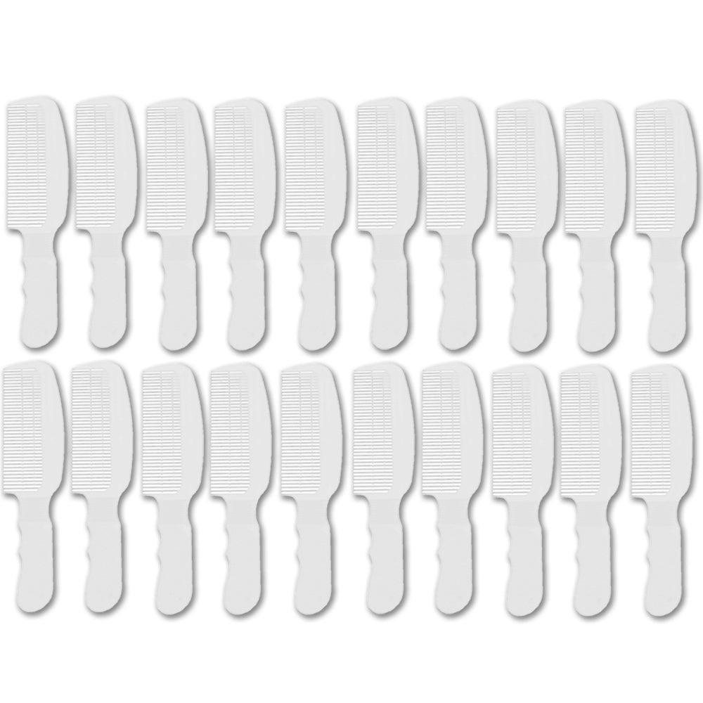 20x Wahl Flat Top Comb White #3329-100