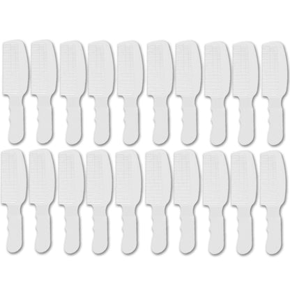 20x Wahl Flat Top Comb White #3329-100