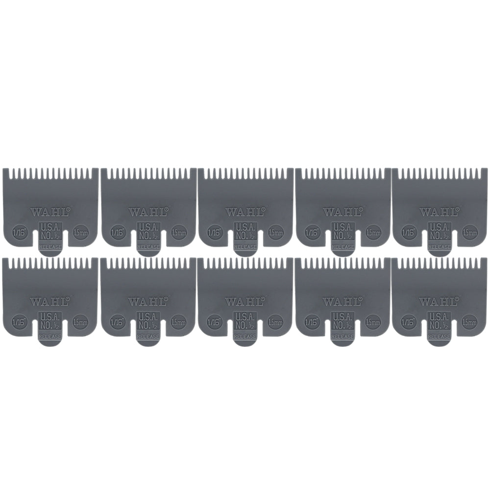 10x Wahl Color-Coded Clipper Guide [#1/2] - 1/16" #3137-101