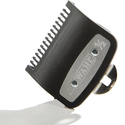 5 Packs Wahl Professional #1/2 Premium 1/16" Cutting Guide with Metal Clip #3354-1000 - Fits All Wahl Vibrator Clippers