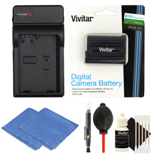EN-EL15 Replacement Lithium-Ion Battery + Charger + Cleaning Cloth + Dust Blower + Lens Pen + 3pc Cleaning Kit