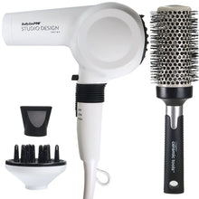 Babyliss Pro The Compact Midi Dryer #BCI250UC with Conair Pro Ceramic Tools Large Round Brush 2½" #CPBCTR25