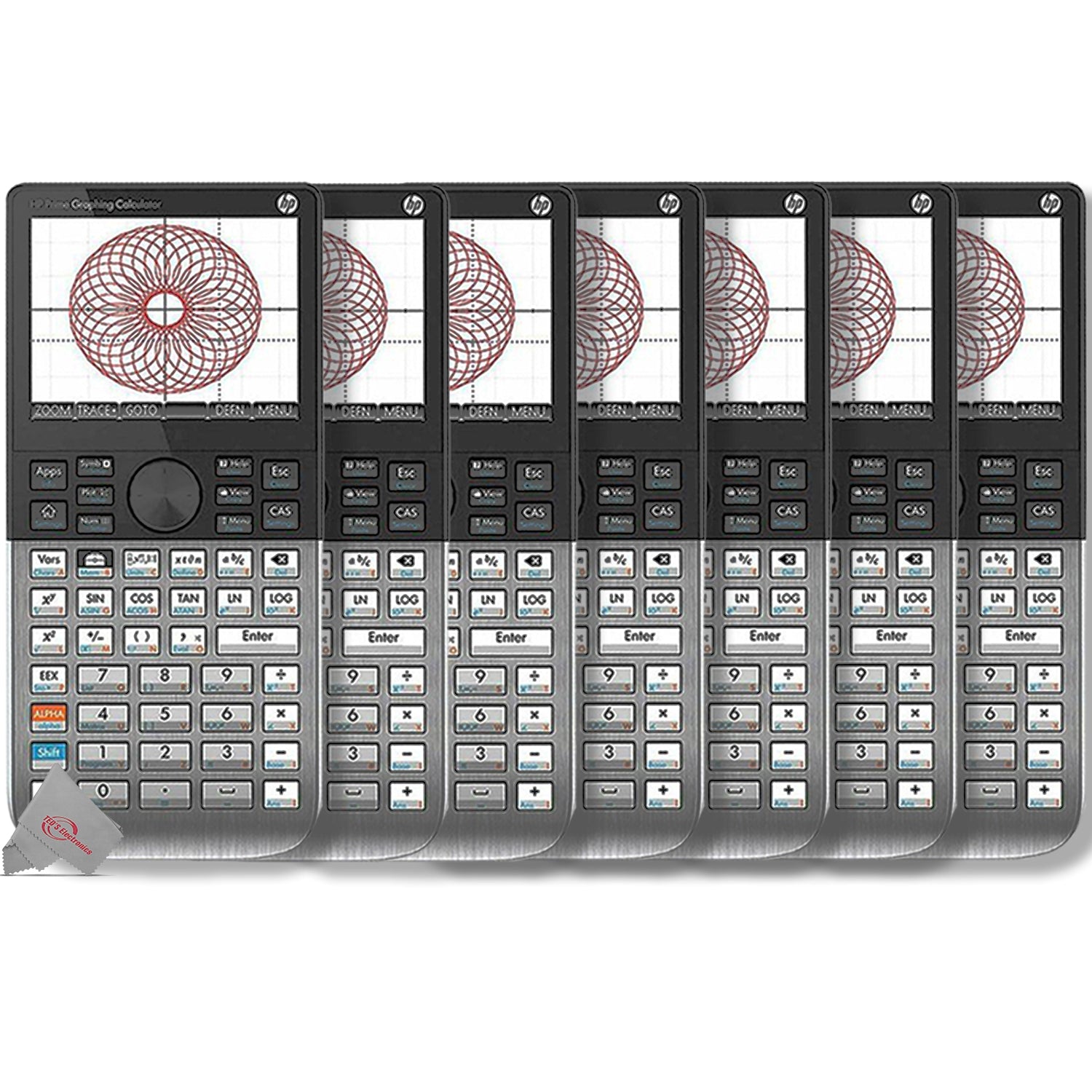 HP Prime Handheld Graphing Calculator Black - 2AP18AA#ABA - 7 Units ...