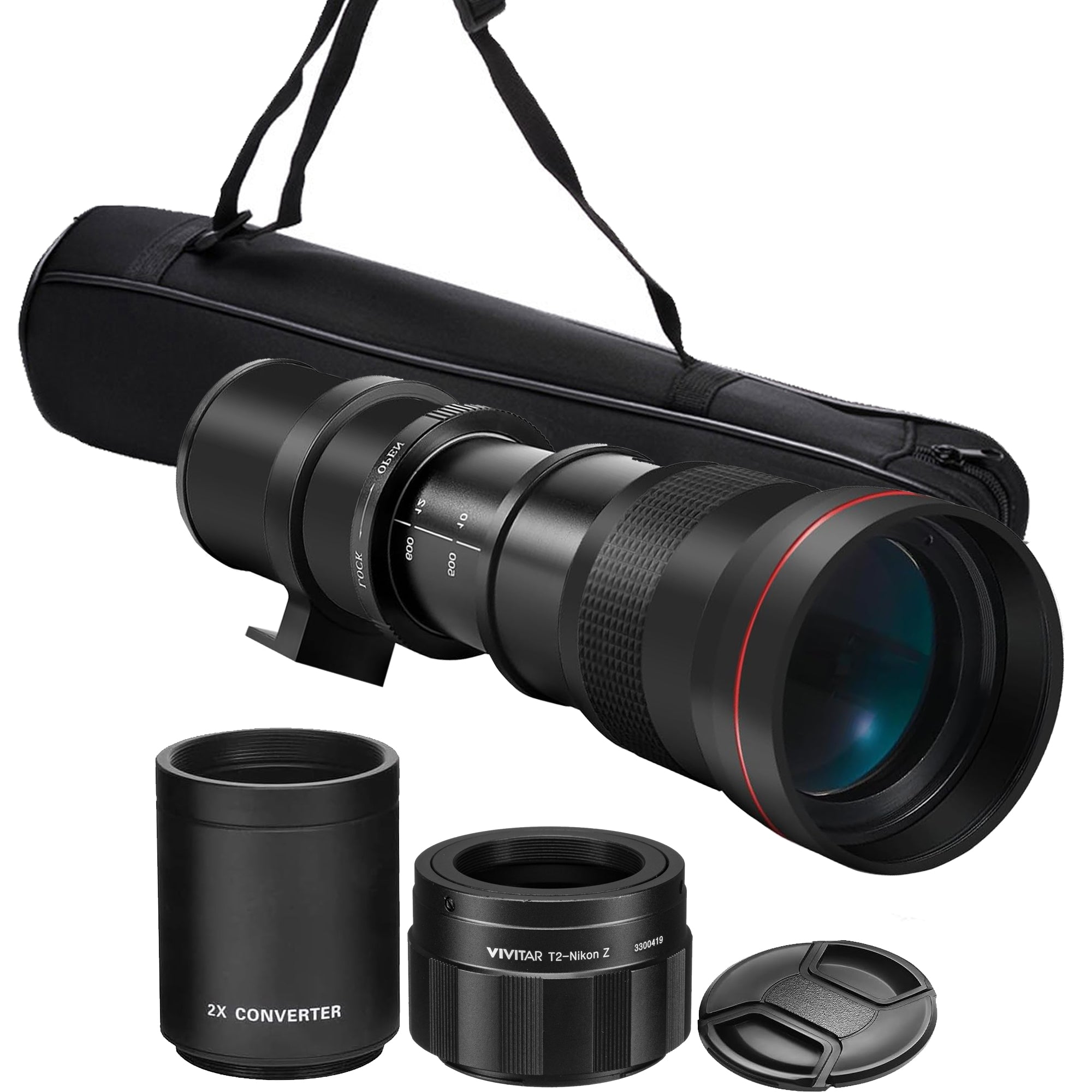 420-1600mm f/8.3 HD Manual Super Telephoto Zoom Lens for Nikon Z50