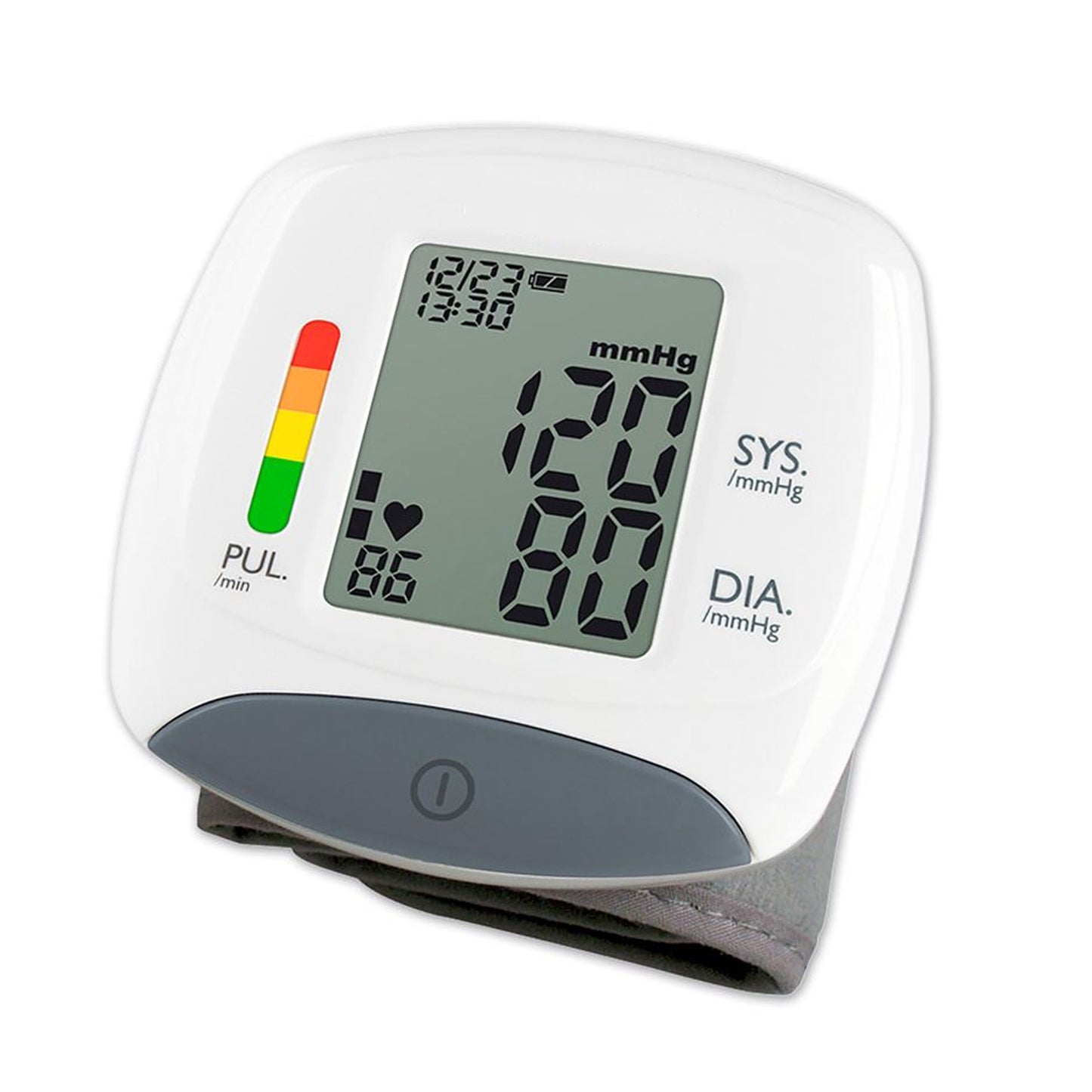 Blood Pressure Monitor With Heart Rate - Automatic Wrist Cuff Blood Pressure Machine With LCD Display Memory and Carrying Case