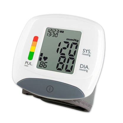 Blood Pressure Monitor With Heart Rate - Automatic Wrist Cuff Blood Pressure Machine With LCD Display Memory and Carrying Case