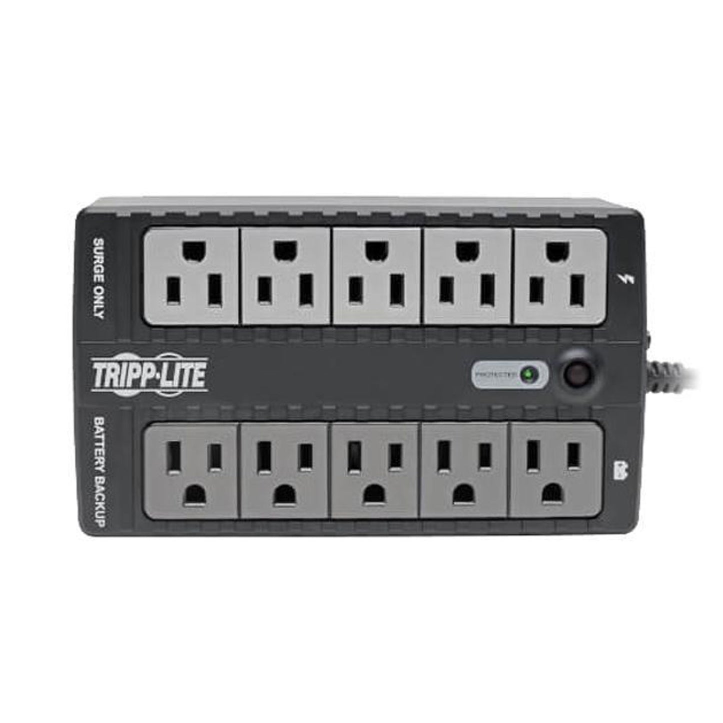 Tripp Lite Internet Office 120V 600 VA 300 Watts Standby UPS, Ultra-Compact Desktop, USB (INTERNET600U)