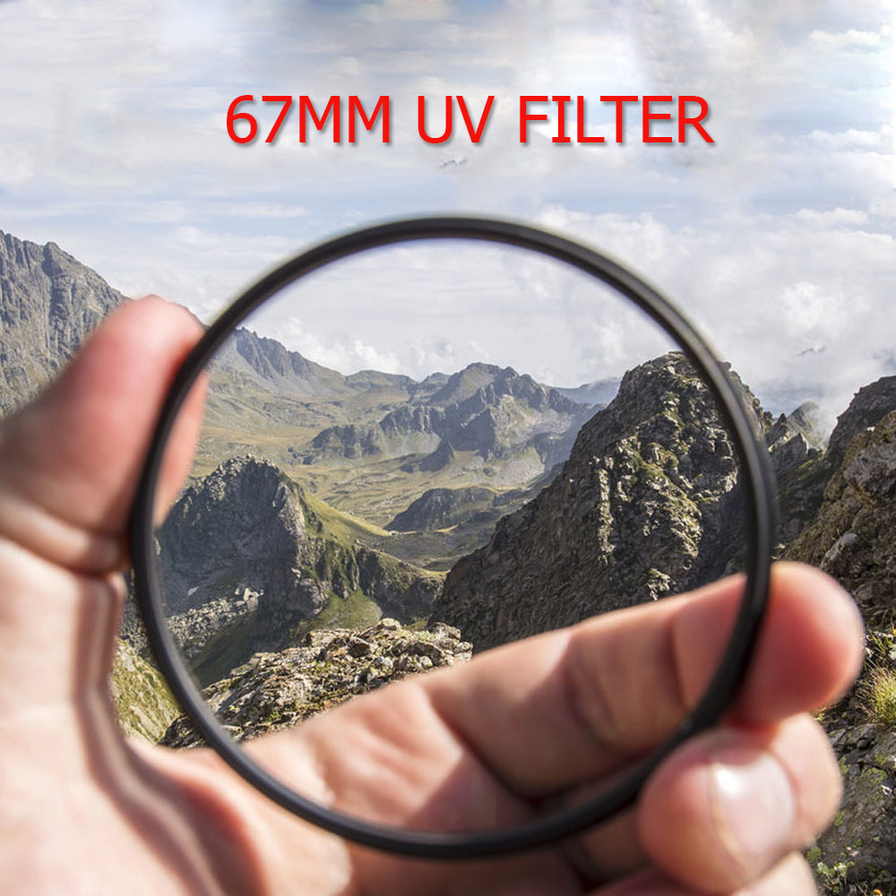 Genuine Tamron 67mm UV Filter with Replacement Snap Cap and Lens Cleaner for Tamron 20mm 24mm 35mm F/2.8 Di III OSD M1:2 Lenses
