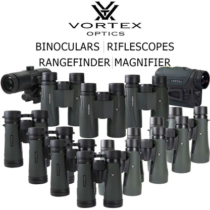 Vortex Diamondback HD and Viper Binoculars, Riflescope, Rangefinder, Magnifier