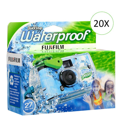 20x Fujifilm QuickSnap 800 Waterproof One-Time Use Disposable 35mm Camera - 27 Exposures