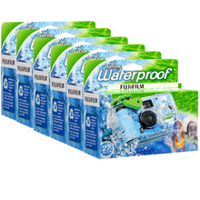 6x Fujifilm QuickSnap 800 Waterproof One-Time Use Disposable 35mm Camera - 27 Exposures