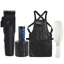 BaByliss Pro FXONE LO-PROFX LIMITED EDITION Clipper - Matte Black (TOOL ONLY) #FX829MBLT with FXONE Accessories Kit and Flat Top Comb + Barber Apron