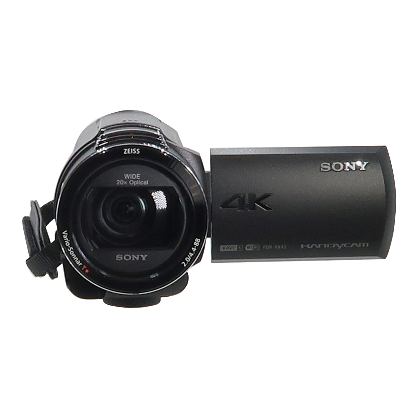 Sony FDR-AX43A UHD 4K Handycam Camcorder (Black) + Pro Broadcasting Bundle