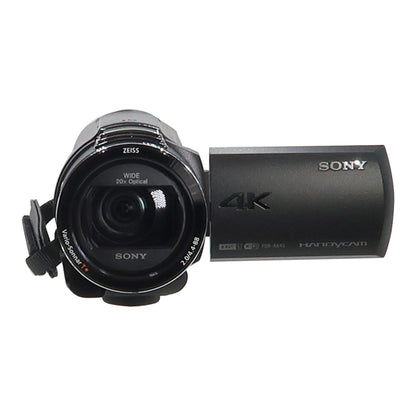 Sony FDR-AX43A UHD 4K Handycam Camcorder (Black) + Pro Broadcasting Bundle