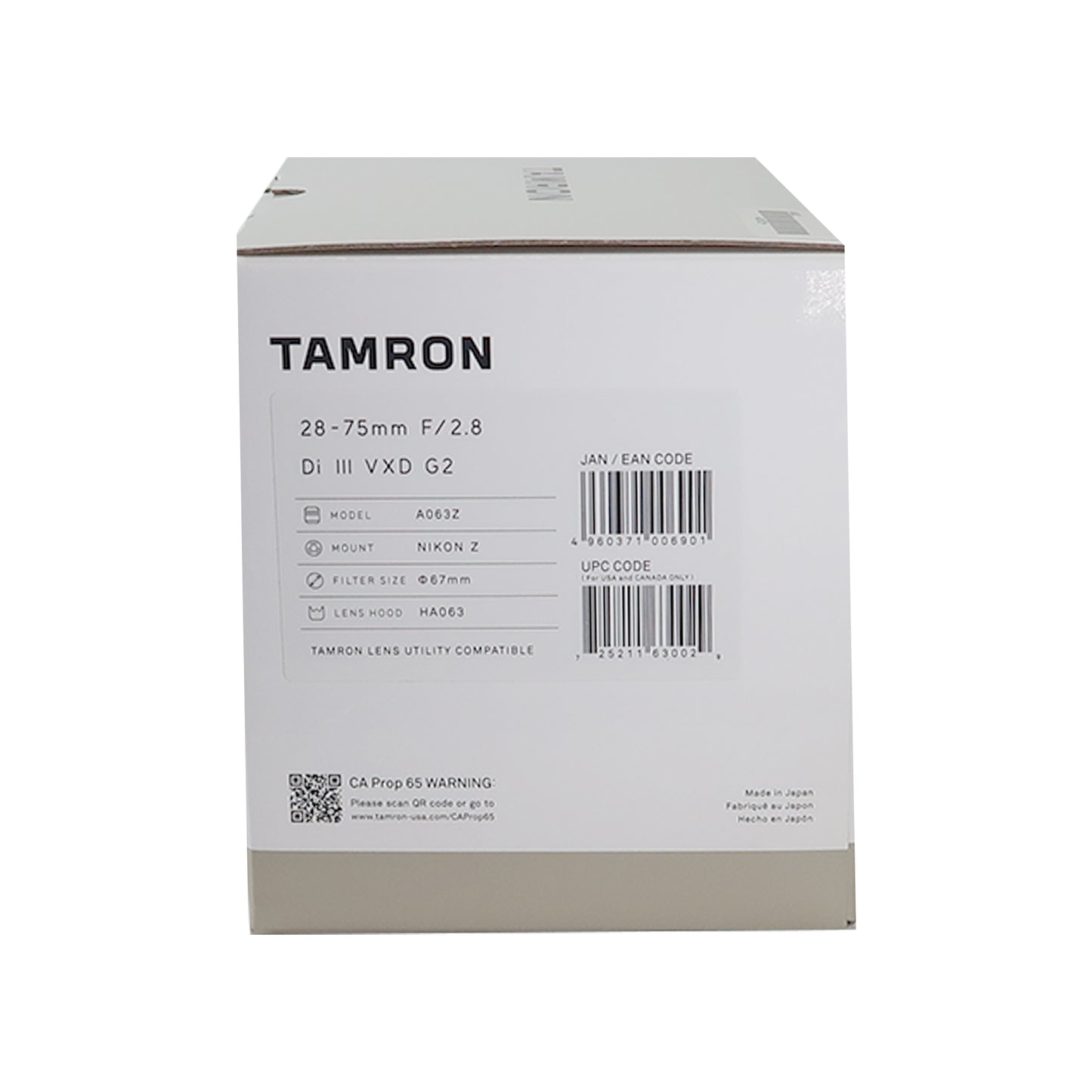 Tamron 28-75mm f/2.8 Di III VXD G2 Lens (Nikon Z) Accessory Lens Filter Bundle