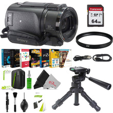 Sony FDR-AX43A UHD 4K Handycam Camcorder (Black) + All You Need Accessory Kit
