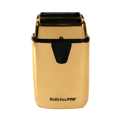 BaByliss Pro UVFOIL UV-Disinfecting Metal Double Foil Shaver #FXLFS2G with BaByliss Pro UVFOIL UV-Disinfecting Metal Single Foil Shaver FXLFS1G