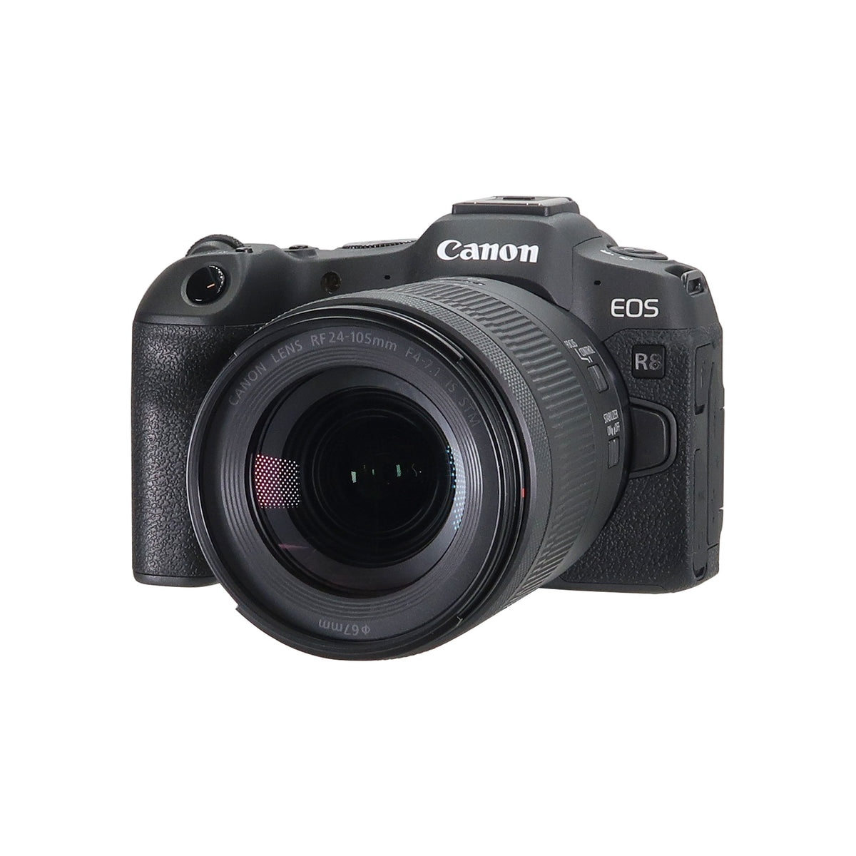Canon EOS R8 Mirrorless Camera (Black) with Canon RF 24-105mm f/4-7.1 IS STM Lens