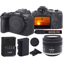 Canon EOS R6 Mark II Mirrorless Camera with RF 24-50mm f/4.5-6.3 IS STM Lens