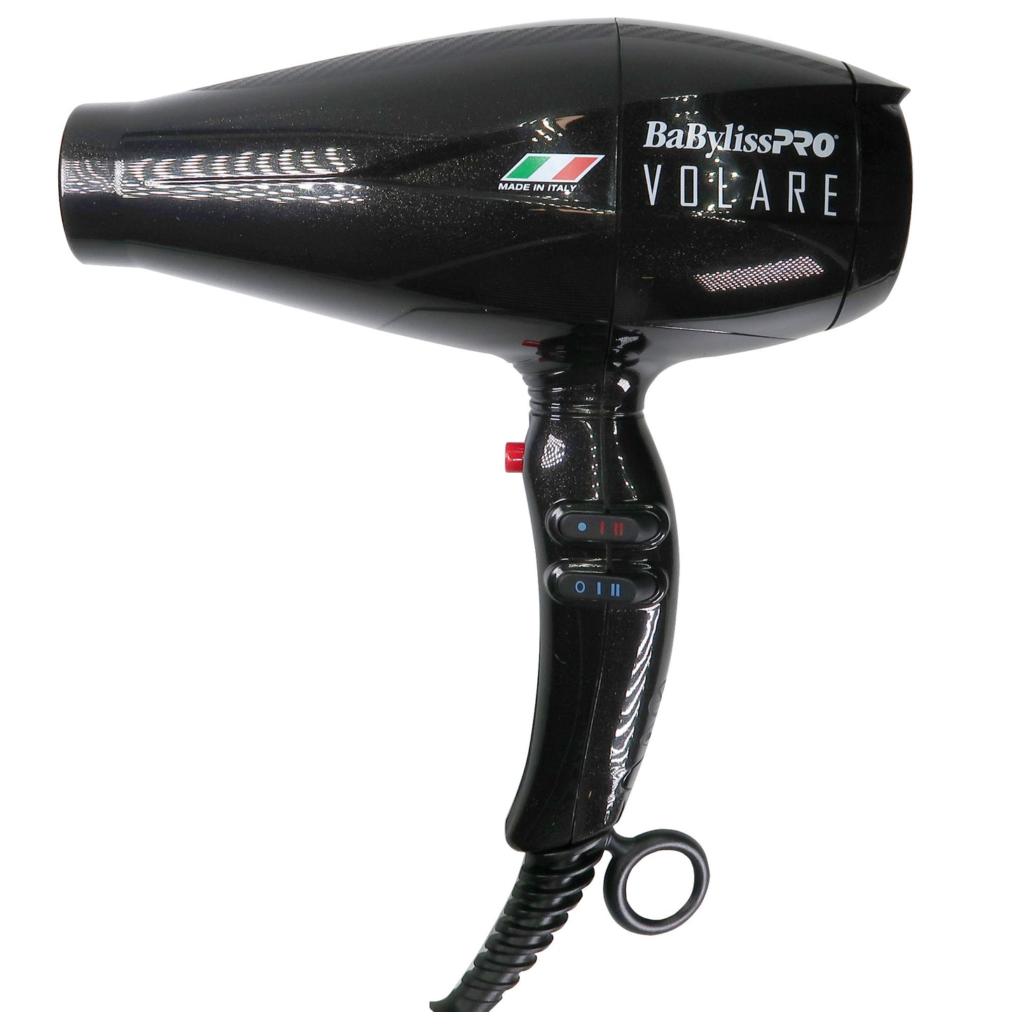 BaByliss Pro Volare Nano Titanium Italian Performance Hair Dryer #BVOL1 with Nano Titanium Prima2000 3/4" Mini Flat / Curling Iron Iridescent #BNTBRB2000UC