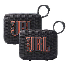 JBL Go 4 Portable Bluetooth Speaker (Black) - 2 Unit