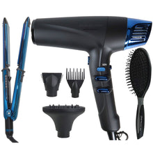 BaByliss Pro LIMITED EDITION Nano Titanium Prima 3000 1¼" Stainless Steel Flat Iron #BNTMB3000TUC (Dual Voltage) with Conair Pro Detangler Brush