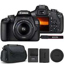 Canon EOS 3000D 18MP DSLR Camera with EF-S 18-55mm III f/3.5-5.6 Camera Lens and Camera Case