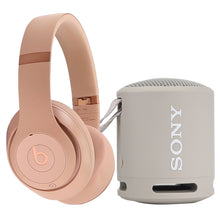Sony SRS-XB13 Extra Bass Portable Wireless Waterproof Speaker (Taupe) with Beats Studio Pro x Kim Kardashian Bluetooth Noise Cancelling Headphones - Dune